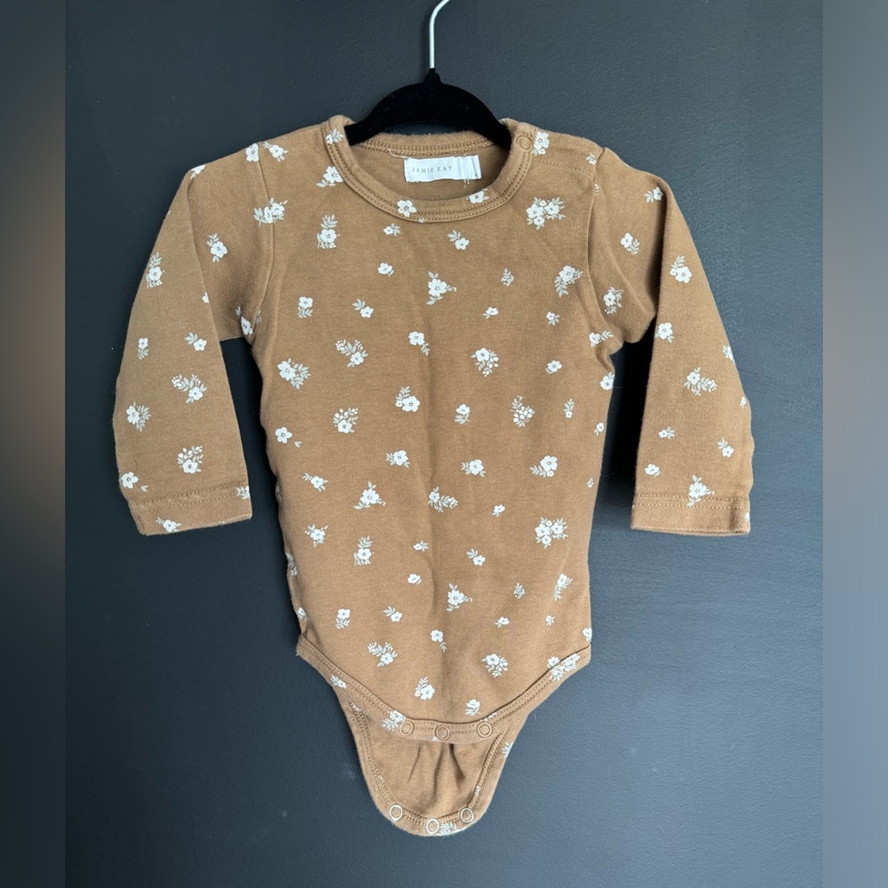 Jamie Kay Polly Bronze long sleeve bodysuit